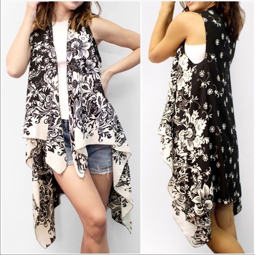 Floral Scarf Kimono